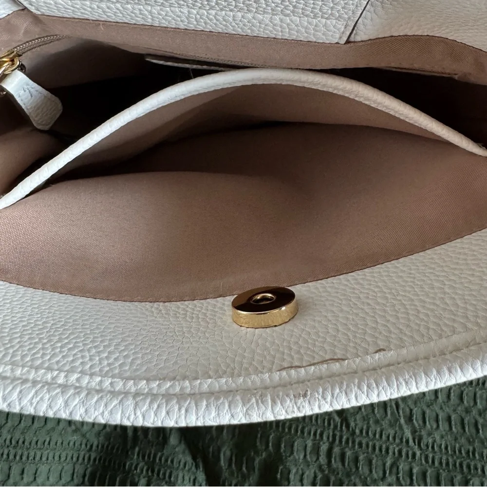 NWOT NANETTE LEPORE White Bucket Shoulder or Crossbody Bag - Picture 7 of 9